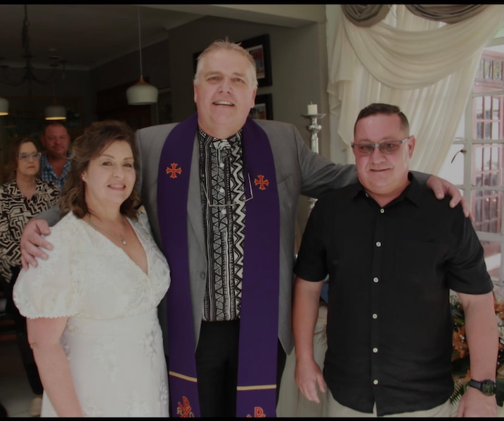 Wedding ceremony by Dr. Gerrit Rademeyer in Haenertsburg