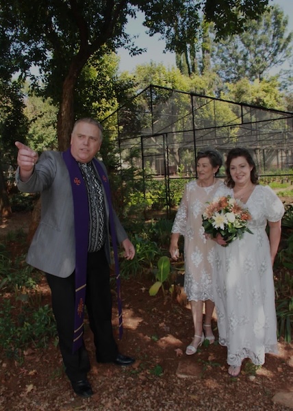 Wedding ceremony by Dr. Gerrit Rademeyer in Haenertsburg