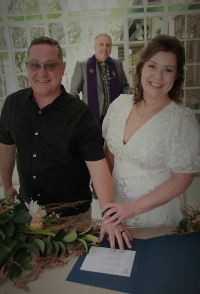Wedding ceremony by Dr. Gerrit Rademeyer in Haenertsburg